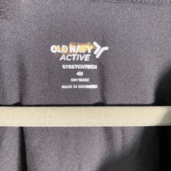 Old Navy Active StretchTech Black Zip Jumpsuit 4X Quick Dry Long Sleeve - Picture 4 of 14